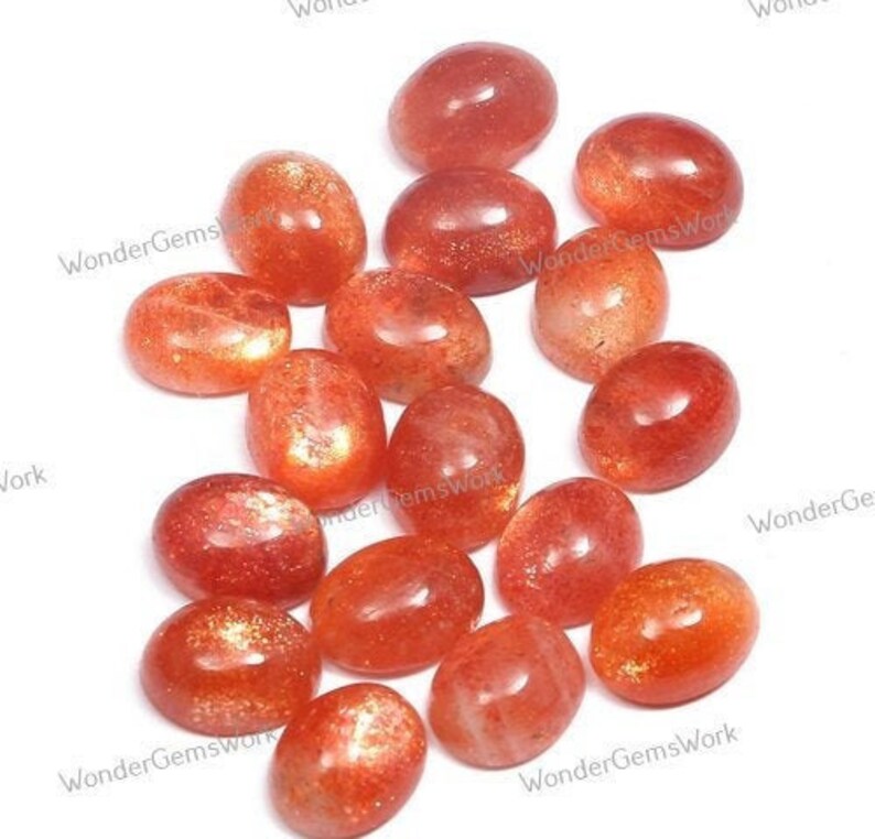 8x10mm 4x6mm 7x9mm 12x16mm. Natural Sunstone 3x5mm-12x16mm Oval Cabochon Free Delivery Loose Gemstone 3x5mm 5x7mm 9x11mm 6x8mm
