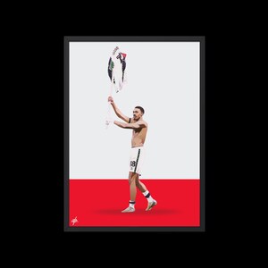 Wilson Isidor Sunderland Football Print, Cartoon Print, Sunderland Poster, Sunderland Fan Gift Present Idea