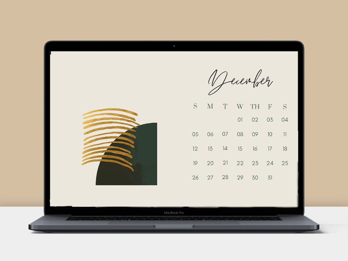 2021 desktop calendar/ wallpaper Etsy