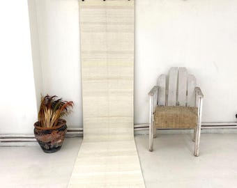Vintage jute Hallway Runner Rug: Handmade Turkish Rug (2’2x10'2 ft)