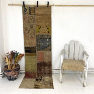 2x8 Vintage Rug, 2’5x8’2 ft, Handstitch Rug, Decorative Rug, Turkish Rug, Handmade Rug, Hallway Rug, Vintage Rug, 250x77 cm