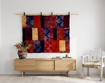 Anatolian Woven Tapestry, Vintage Wall Art, Textile Hanging Decor, (4'8x5'8 ft)