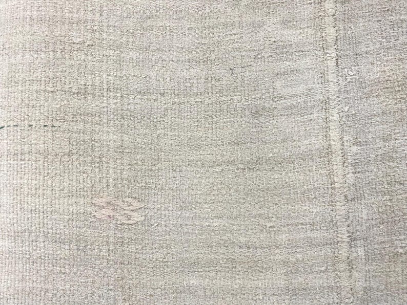 Large Natural Hemp Rug 5x8, Organic Jute Area Rug, 5'2x8'2 ft image 2