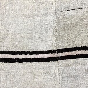 Large Natural Hemp Rug 5x8, Organic Jute Area Rug, 5'2x8'2 ft image 4