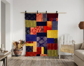 Decorazione murale vintage: tappeto artistico da parete (137 x 191 cm)