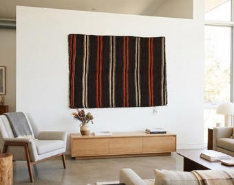 Handgefertigter Wandteppich: Gewebter Wandteppich (104 x 137 cm)
