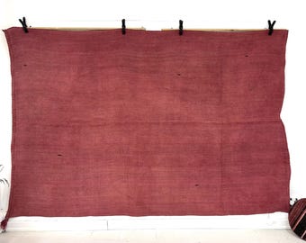 Vintage Woven Wall Hanging, Handmade Large Tapestry, Rustic Boho Wall Decor, 5'6x8'6 ft