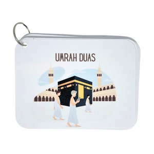 Digitale download afdrukbaar Umrah Dua boek gemakkelijk te volgen boek Childrens Flashcards sleutelhanger Duas Umrah educatieve Mini Handside Pocket Book