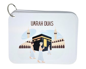 Digitale download afdrukbaar Umrah Dua boek gemakkelijk te volgen boek Childrens Flashcards sleutelhanger Duas Umrah educatieve Mini Handside Pocket Book