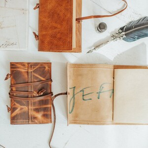 handmade leather notebook / journal / scetchbook / diary / notebook cover
