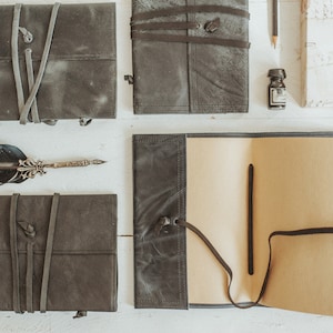 handmade leather notebook / journal / scetchbook / diary / notebook cover