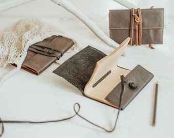 handmade leather notebook / journal / scetchbook / diary / notebook cover