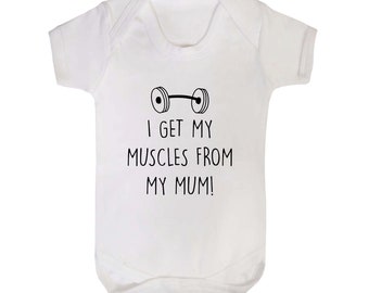Ik krijg mijn spieren van mijn moeder Babygrow