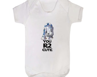 You R2 Cute Babygrow