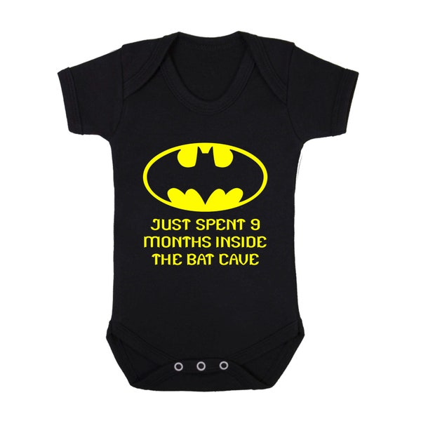 Spent 9 Months In The Bat Cave Babygrow