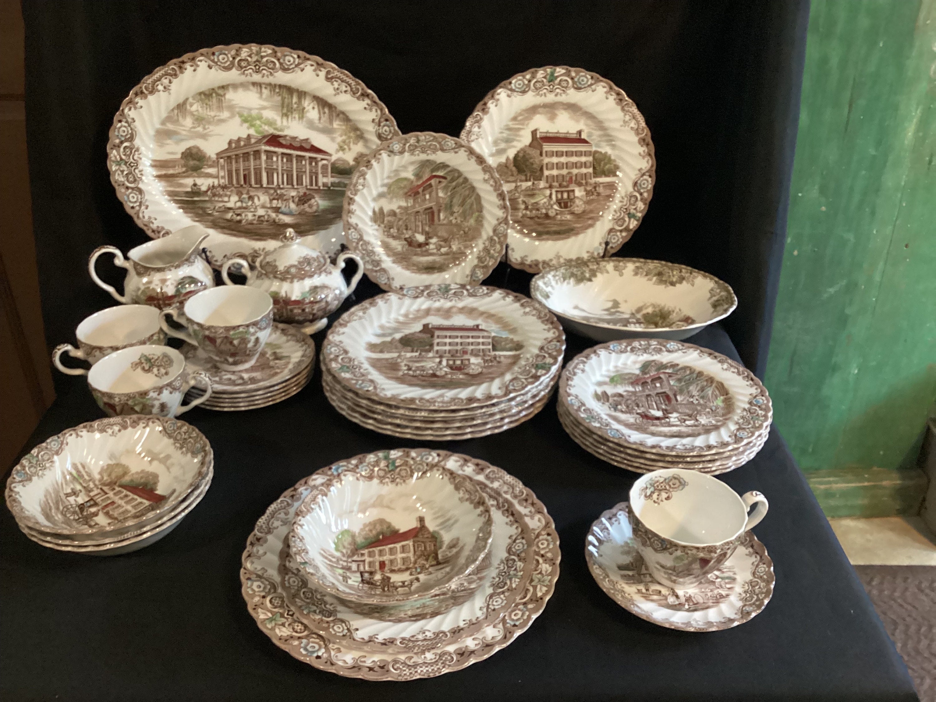 Porcelain Heritage Hall Dinnerware Vintage Heritage Hall Made In