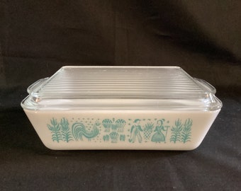 Vintage Pyrex Amish Butterprint 503 Refrigerator Container 1 1/2 Quart
