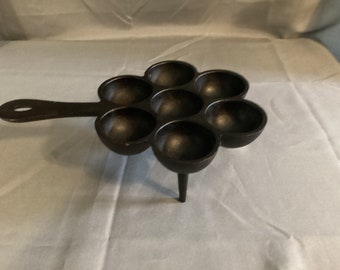 Cast Iron Footed Danish Pastry Pancake Ebelskiver Spider Leg Aebleskiver Munkpanna Pan