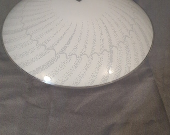 Vintage MCM Atomic large light cover shade