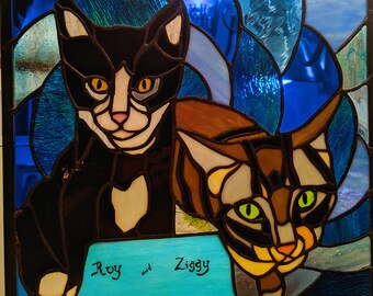 Stained Glass Pets Etsy