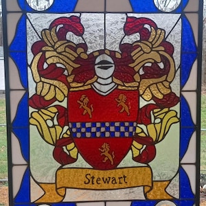 Custom Stained Glass Crests and Coats of Arms