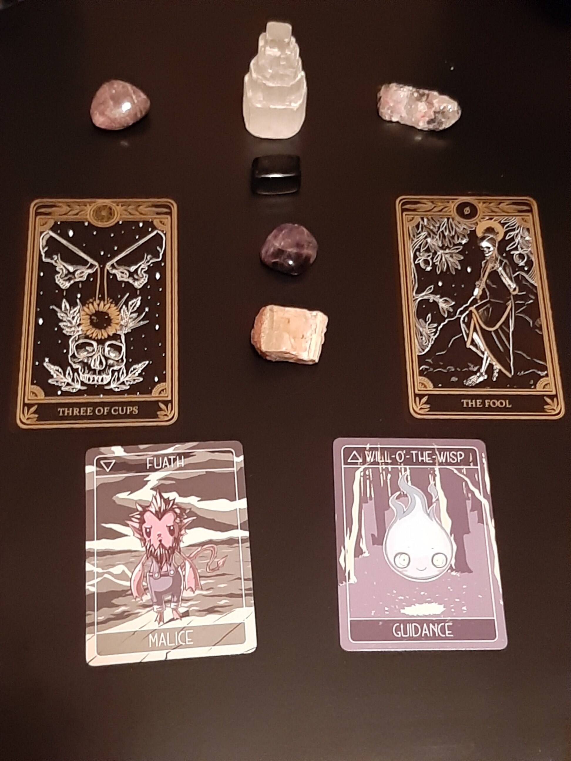 Detailed 4 Card Tarot Pull Etsy