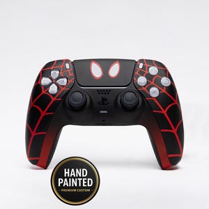 Controller PS5 personalizado con temática de Miles Morales