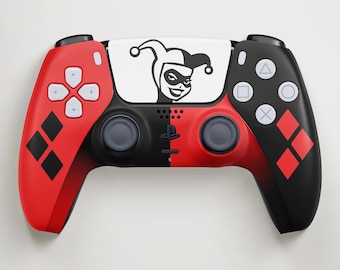 Controller met Crazy Villain Girl-thema voor PS5