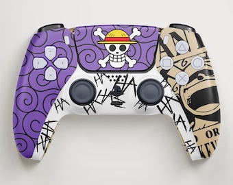 Aangepaste piraten manga anime-thema PS5-controller