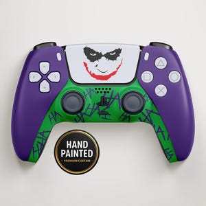 Kontroler z motywem Jokera do PS5