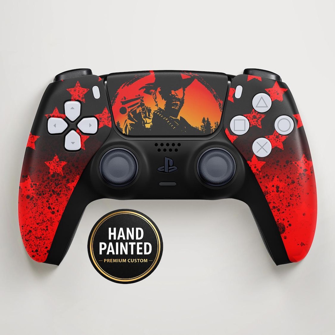 Ps5 Rdr2 Custom Controller Custom Cowboy Western RDR2 Themed PS5 Controller - Etsy