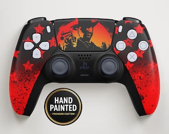 RDR2 Western Cowboy-thema aangepaste controller voor PS5