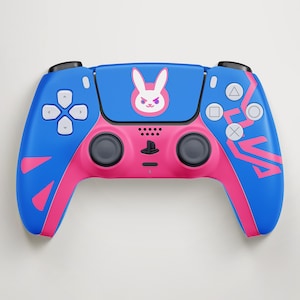 Controller personalizzato tema Bunny Mech per PS5