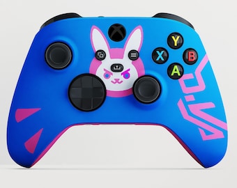 Controller met aangepast konijnenmech-thema voor Xbox