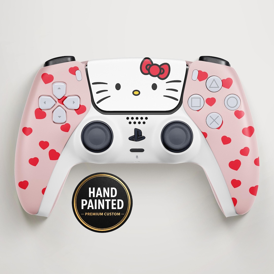 Custom Cute Kawaii Cat PS5 Controller - Etsy