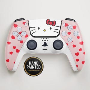 Custom Cute Kawaii Cat PS5 Controller