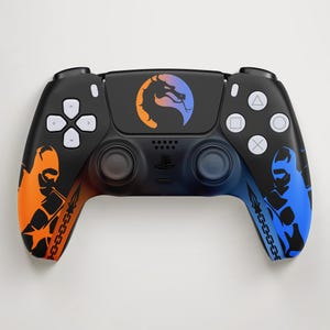 Custom Arcade Combat Fatality Themed PS5 Controller