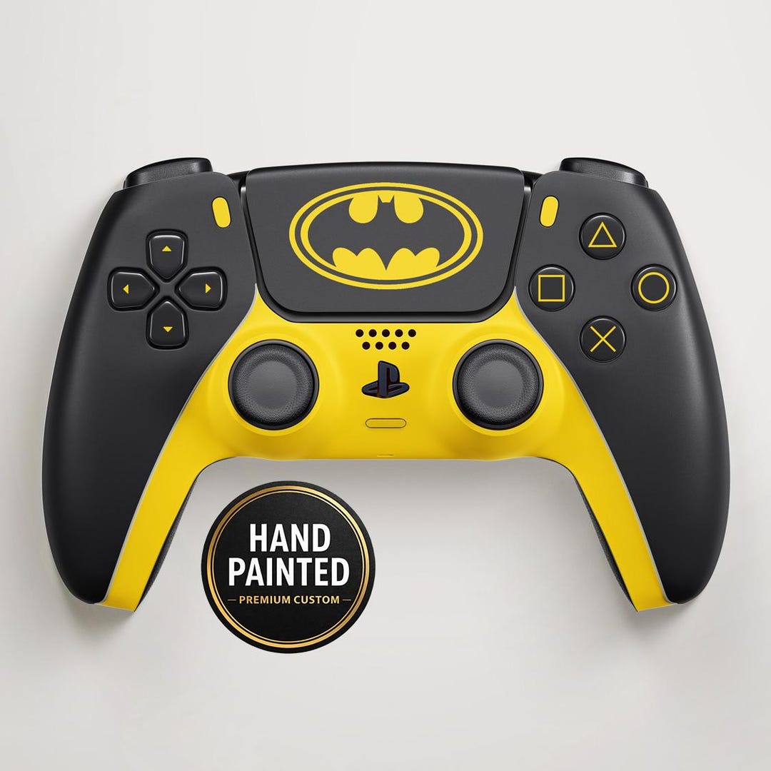 Custom Classic Batman Themed PS5 Controller - Etsy