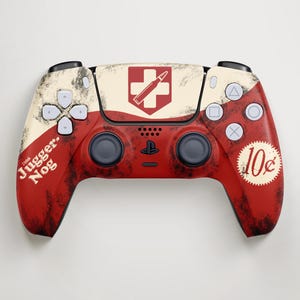 Controller PS5 personnalisée à thème Zombie Juggernog Perk