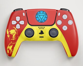 Arc Reactor Armor Custom Theme Controller voor PS5