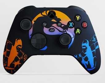 Aangepast controllerthema Arcade Combat Fatality voor XBOX