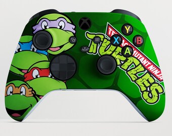Controller met Turtle Team-thema voor Xbox