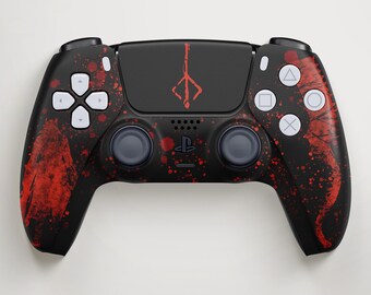 Controller met donkergotisch jagersthema voor PS5