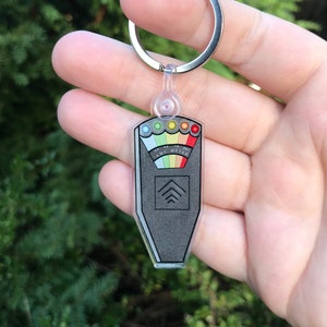 EMF meter, Acrylic keychain, Ghost Hunter Gifts, birthday gifts for gamers, Phasmophobia gift, video game gifts for boyfriend