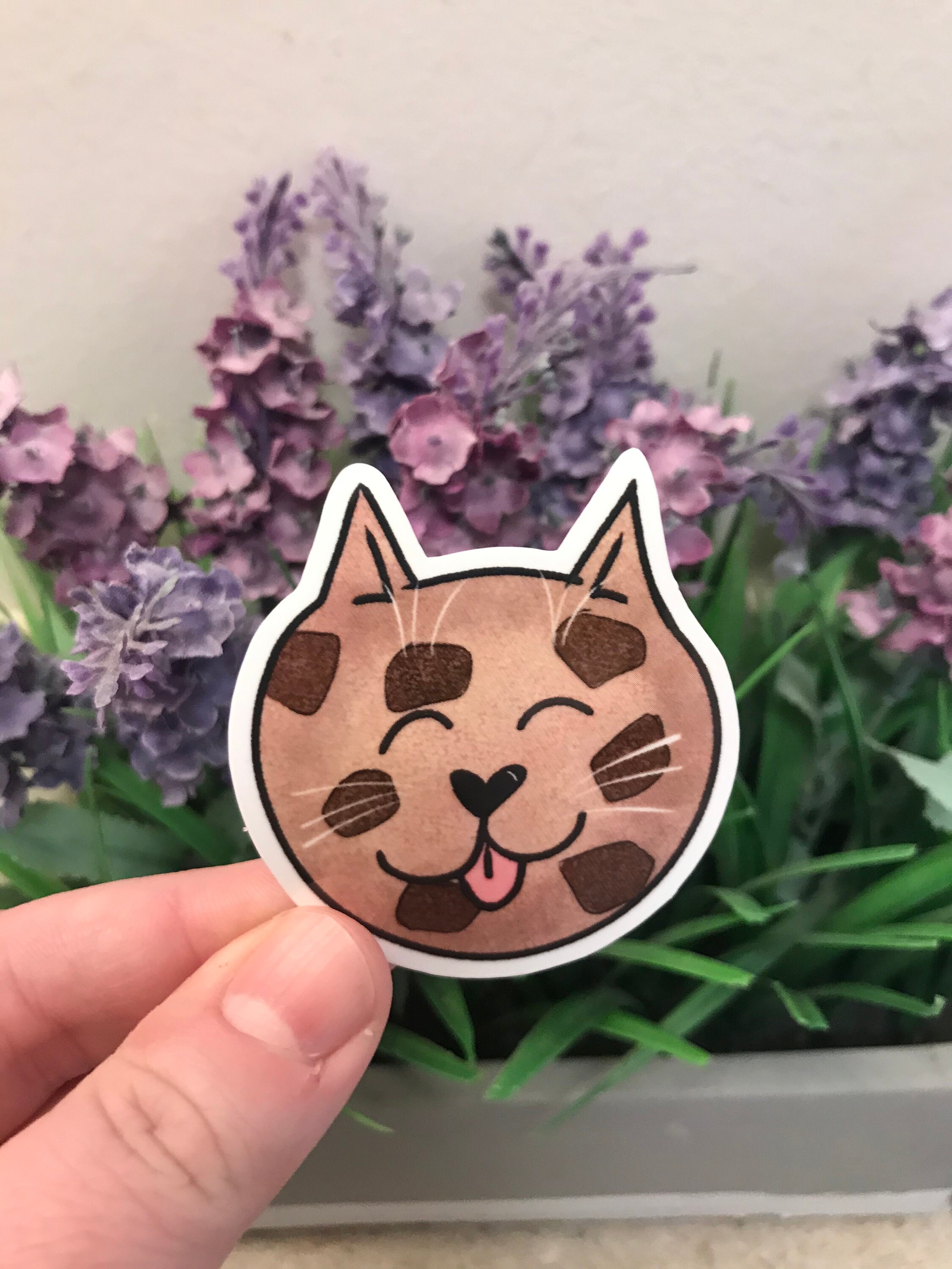 Funny Cat Stickers Vinyl Sticker Cat Food Sticker cat Etsy
