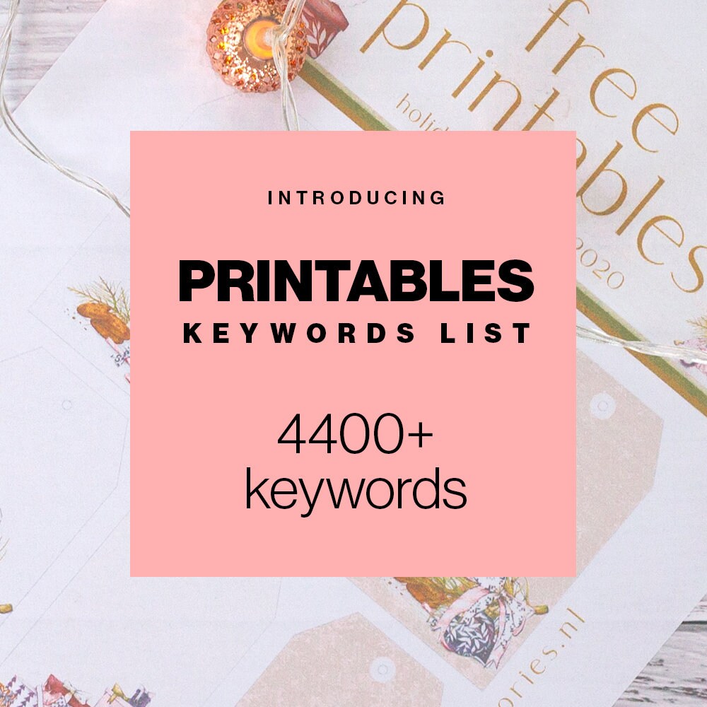 Keywords for printables SEO help Etsy Keywords Top Etsy