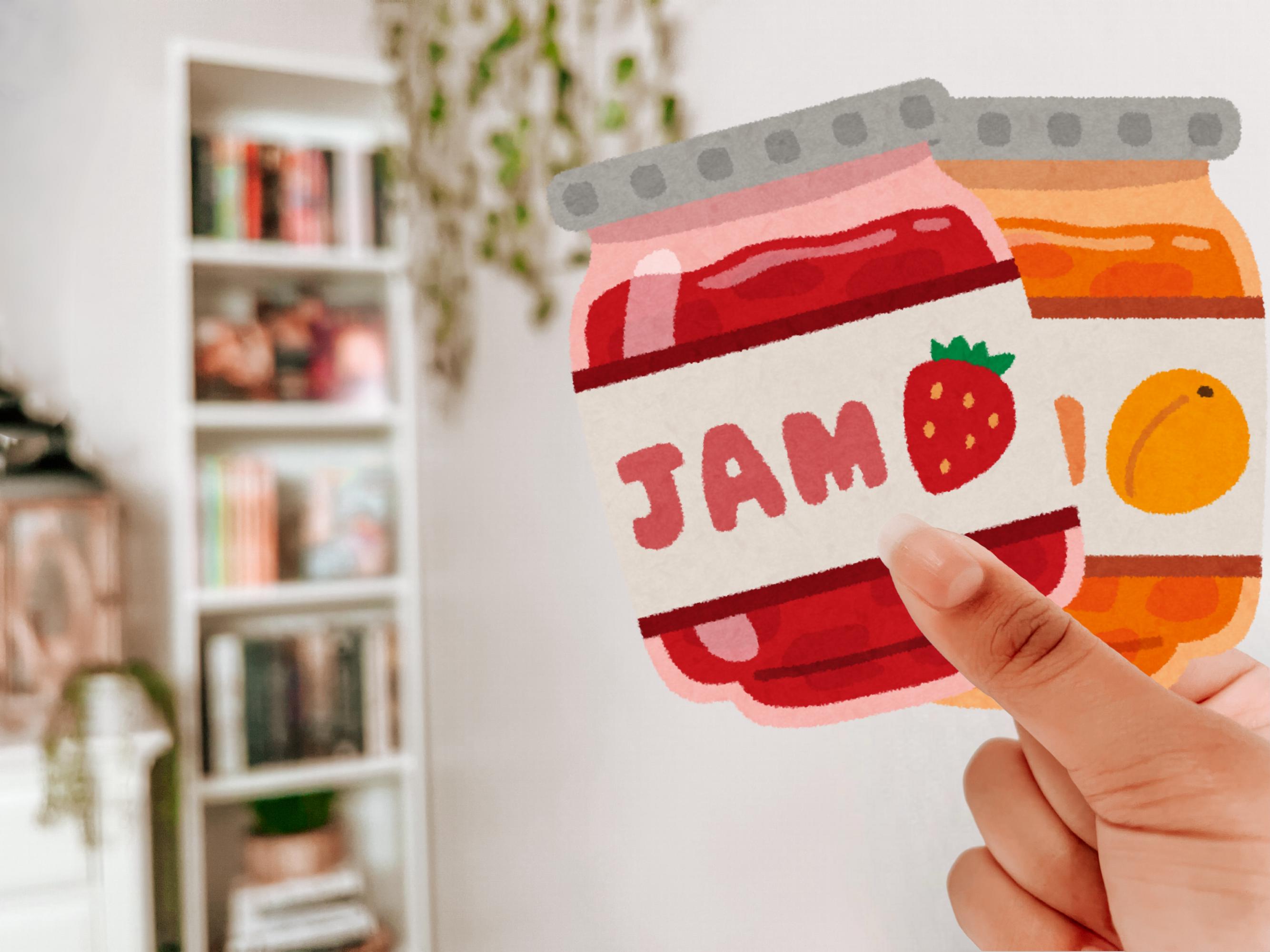 Jam Bookmarks | Jam Bookmark | Fruity Bookmark | Cute Bookmark