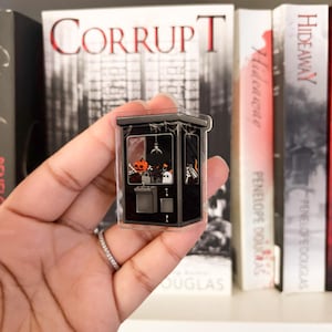 Gruseliger Gothic-Kindle-Griff | Gruseliger Gothic-Handygriff | Halloween-Handy-Accessoire | Kindle-Griff | Kindle-Popsocket | Halloween-Accessoire