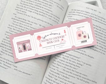 Zakładka „Uzależniona od Ciebie” | Zakładka „Bilet do Klubu Książki” | Zakładka „Calloway Couture” | Uzależniona od Ciebie | Zakładka „Romans” | Prezenty książkowe