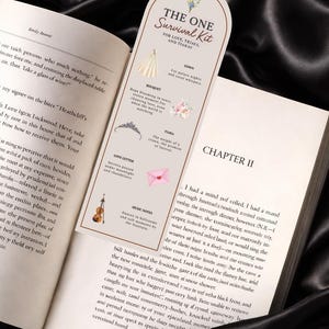 Auswahl Inspiriert Lesezeichen, Royal Romance Lesezeichen, Dystopian Love Story Geschenk, Bücherwurm Geschenk für Leser, Royal Romance Survival Kit